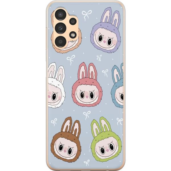 Samsung Galaxy A13 Gennemsigtig cover Pastel Labubu