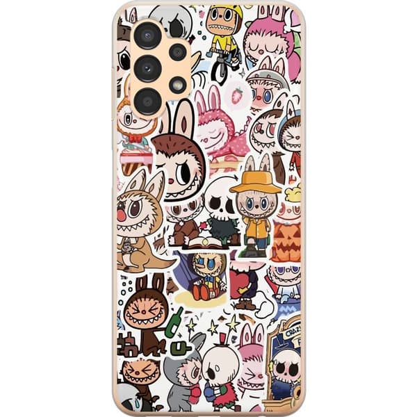 Samsung Galaxy A13 Gennemsigtig cover Labubu All-Stars – POP MART Specialudgave