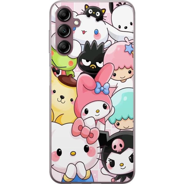 Samsung Galaxy A14 5G Läpinäkyvä kuori Kawaii Sanrio Crew
