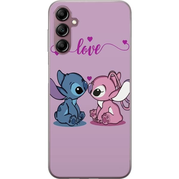 Samsung Galaxy A14 5G Läpinäkyvä kuori Lilo & Stitch – Angel Edition