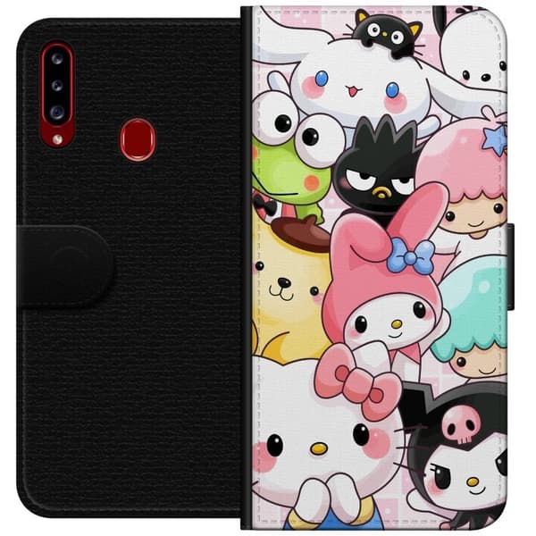 Samsung Galaxy A20s Lommeboketui Kawaii Sanrio Crew