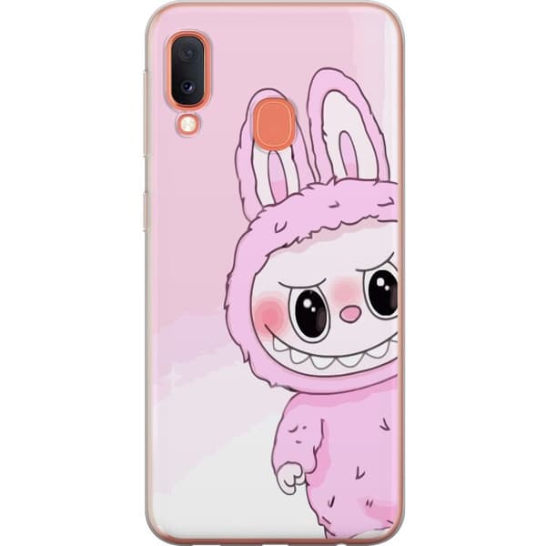 Samsung Galaxy A20e Genomskinligt Skal Labubu Bunny Series