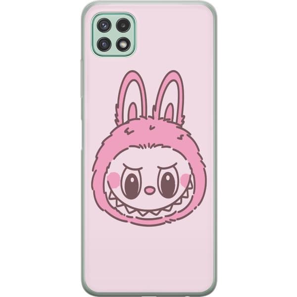 Samsung Galaxy A22 5G Gjennomsiktig deksel Labubu Dyrekretsbunnyutgave