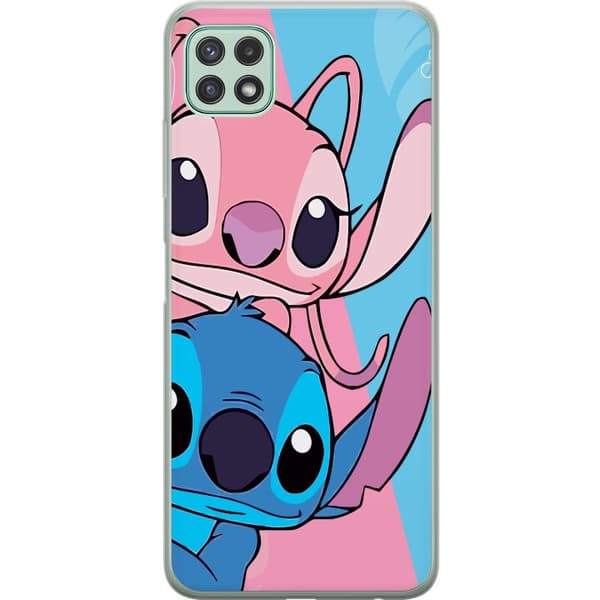 Samsung Galaxy A22 5G Gennemsigtig cover Stitch & Angel
