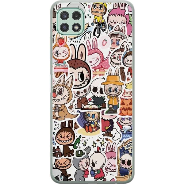 Samsung Galaxy A22 5G Läpinäkyvä kuori Labubu All-Stars – POP MART Erikoispainos