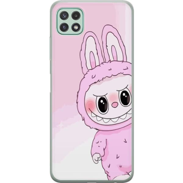 Samsung Galaxy A22 5G Genomskinligt Skal Labubu Bunny Series
