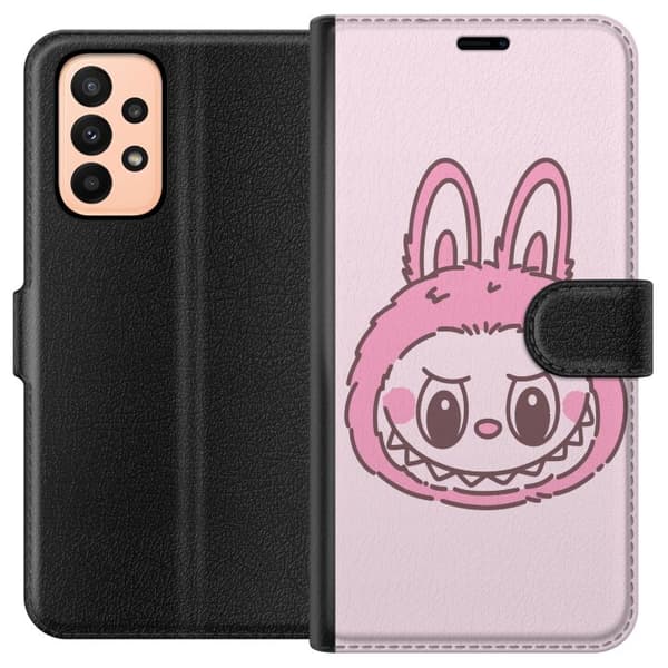 Samsung Galaxy A23 Tegnebogsetui Labubu Dyrekreds Bunny Udgave