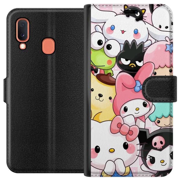 Samsung Galaxy A20e Plånboksfodral Kawaii Sanrio Crew