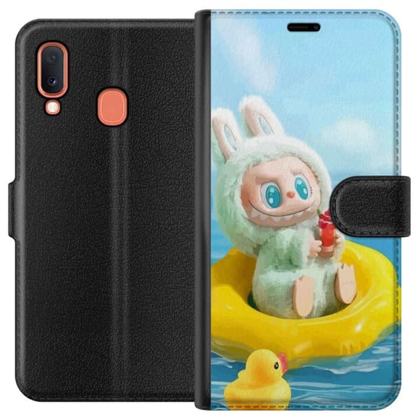 Samsung Galaxy A20e Plånboksfodral Labubu Macaron Series