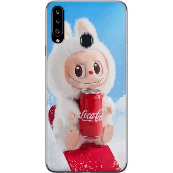 Samsung Galaxy A20s Gjennomsiktig deksel Labubu Summer Edition