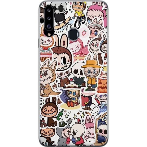 Samsung Galaxy A20s Gennemsigtig cover Labubu All-Stars – POP MART Specialudgave