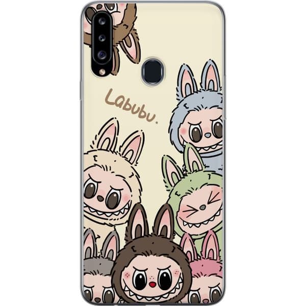 Samsung Galaxy A20s Gennemsigtig cover Labubu Pastel Collection