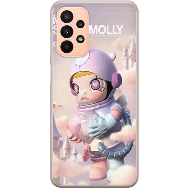 Samsung Galaxy A23 Läpinäkyvä kuori Mega Space Molly Care Bears Series - Share Bear Edition