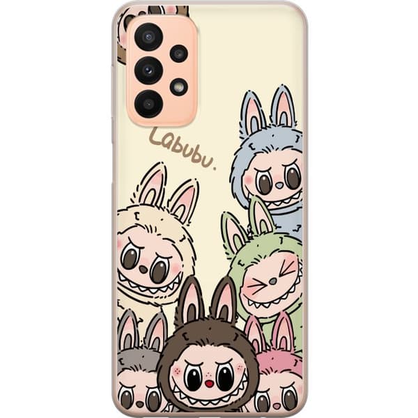 Samsung Galaxy A23 Gennemsigtig cover Labubu Pastel Collection