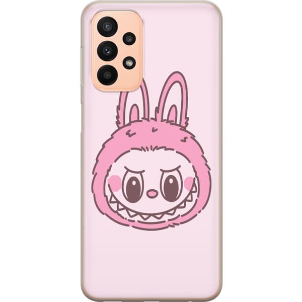 Samsung Galaxy A23 5G Gennemsigtig cover Labubu Dyrekreds Bunny Udgave