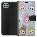 Miniatyrbillede 1 af 3: Samsung Galaxy A22 5G Tegnebogsetui Pastel Labubu
