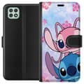Pikkukuva 1 / 3: Samsung Galaxy A22 5G Lompakkokotelo Stitch & Angel