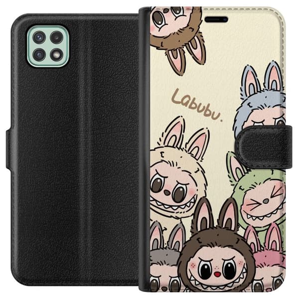 Samsung Galaxy A22 5G Tegnebogsetui Labubu Pastel Collection