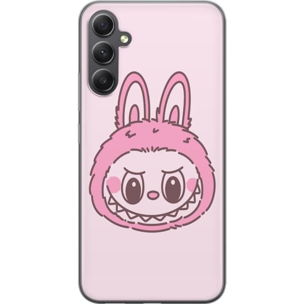 Samsung Galaxy A25 Läpinäkyvä kuori Labubu Eläinradan Bunny-versio