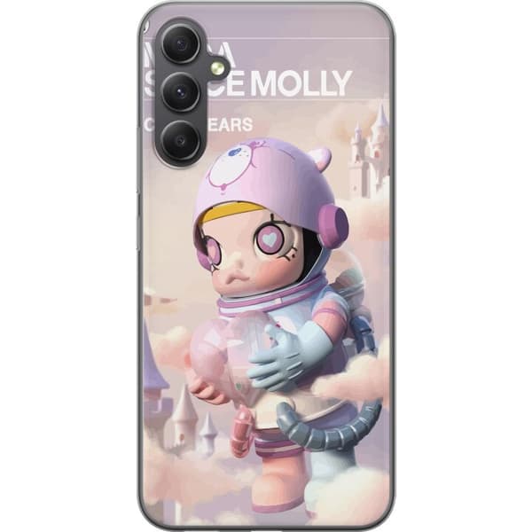 Samsung Galaxy A25 Genomskinligt Skal Mega Space Molly Care Bears Series - Share Bear Edition