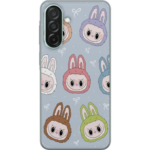 Samsung Galaxy A26 Gennemsigtig cover Pastel Labubu