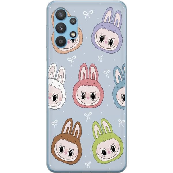 Samsung Galaxy A32 5G Gennemsigtig cover Pastel Labubu