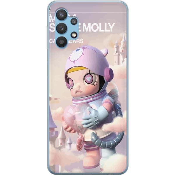 Samsung Galaxy A32 5G Gennemsigtig cover Mega Space Molly Care Bears Series - Share Bear Edition