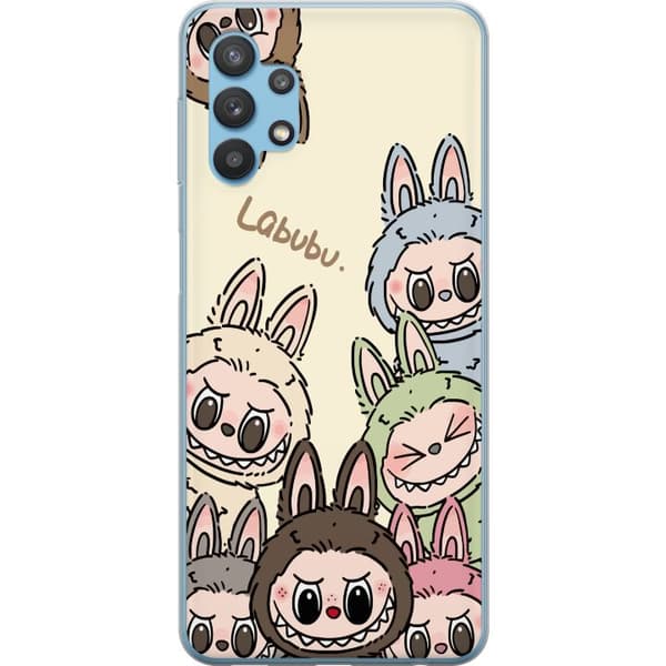 Samsung Galaxy A32 5G Gjennomsiktig deksel Labubu Pastel Collection