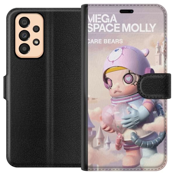 Samsung Galaxy A33 5G Tegnebogsetui Mega Space Molly Care Bears Series - Share Bear Edition