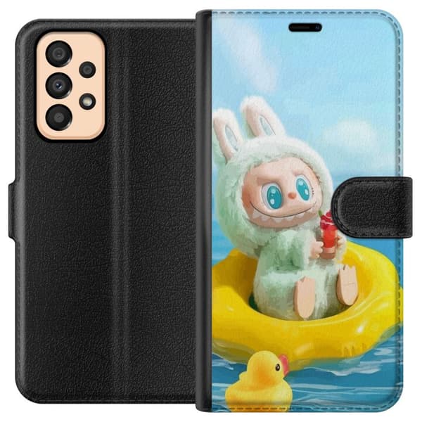 Samsung Galaxy A33 5G Lommeboketui Labubu Macaron-serien