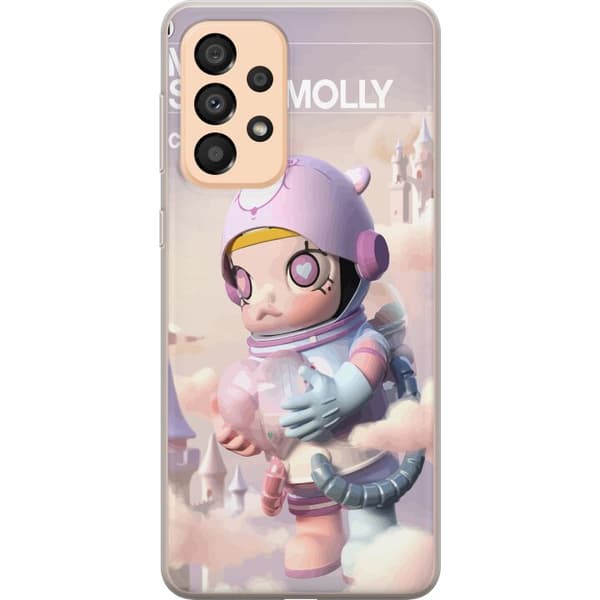 Samsung Galaxy A33 5G Gennemsigtig cover Mega Space Molly Care Bears Series - Share Bear Edition