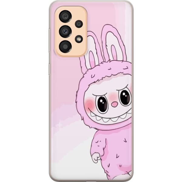 Samsung Galaxy A33 5G Gennemsigtig cover Labubu Kanin-serien