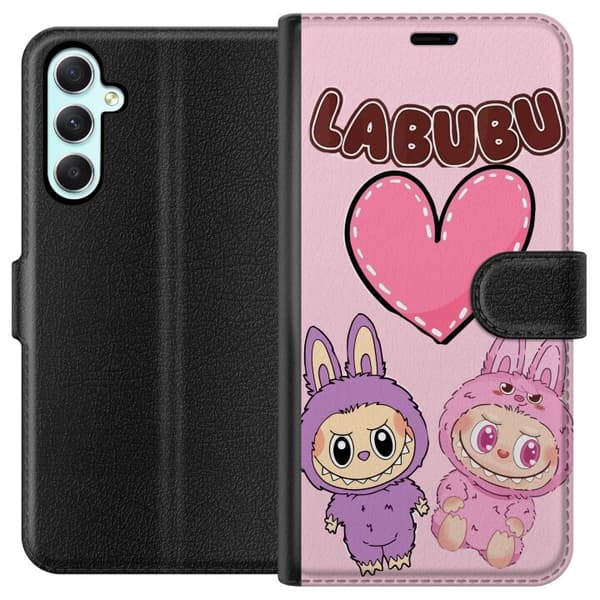 Samsung Galaxy A34 Lommeboketui Labubu Pink Monster