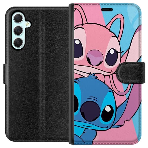Samsung Galaxy A34 Tegnebogsetui Stitch & Angel
