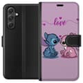 Miniatyrbillede 1 af 3: Samsung Galaxy A35 Tegnebogsetui Lilo & Stitch – Angel Edition