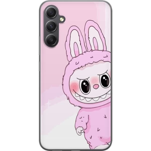 Samsung Galaxy A35 Genomskinligt Skal Labubu Bunny Series