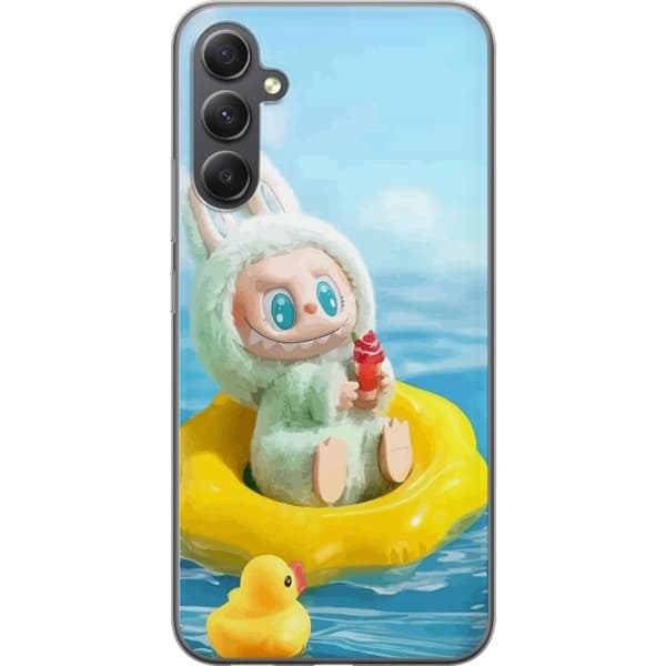 Samsung Galaxy A35 Gjennomsiktig deksel Labubu Macaron-serien