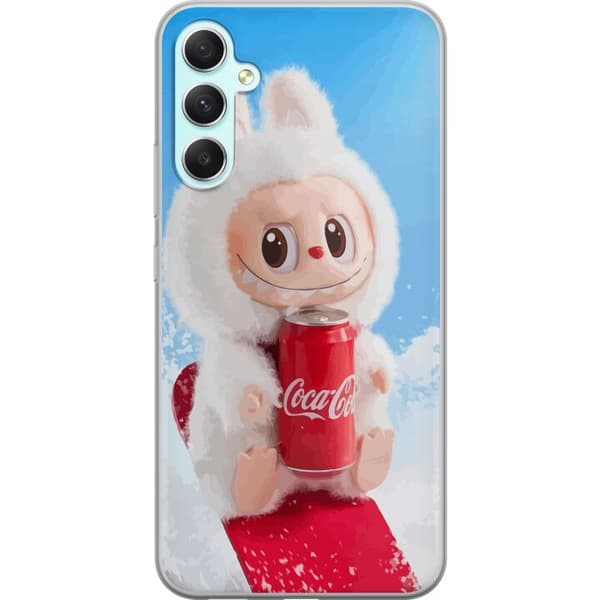 Samsung Galaxy A34 Gennemsigtig cover Labubu Summer Edition