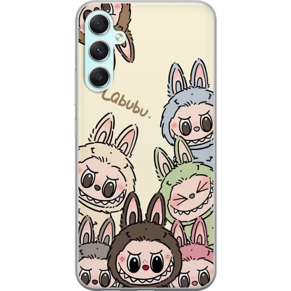Samsung Galaxy A34 Genomskinligt Skal Labubu Pastel Collection