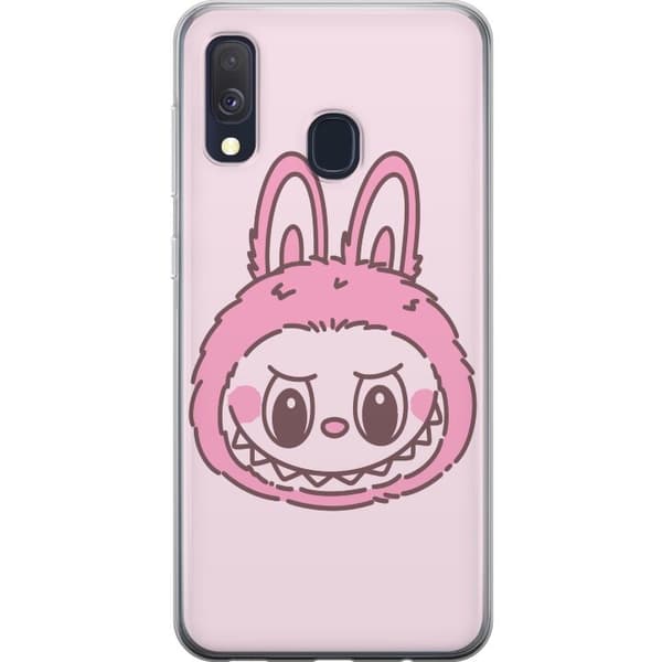 Samsung Galaxy A40 Gjennomsiktig deksel Labubu Dyrekretsbunnyutgave