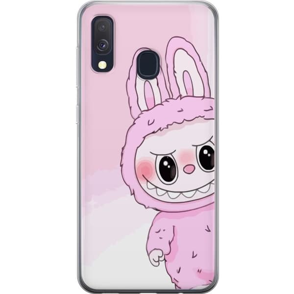 Samsung Galaxy A40 Gjennomsiktig deksel Labubu Bunny-serien