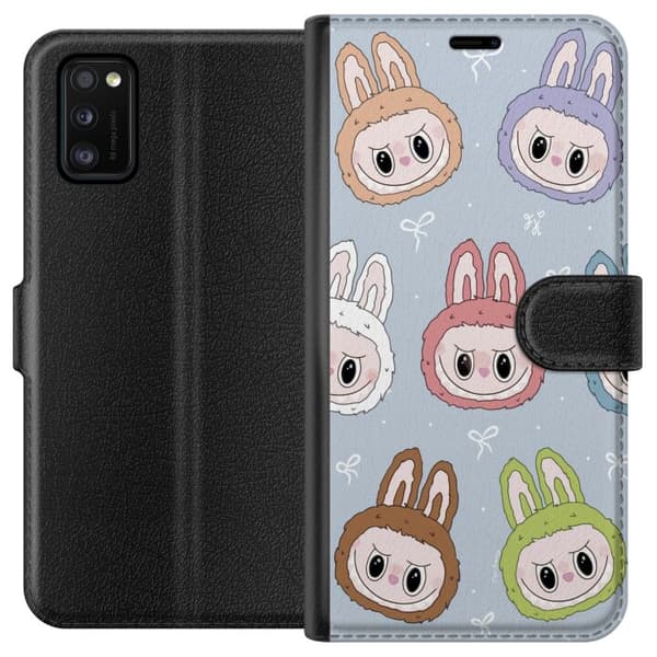 Samsung Galaxy A41 Lompakkokotelo Pastel Labubu