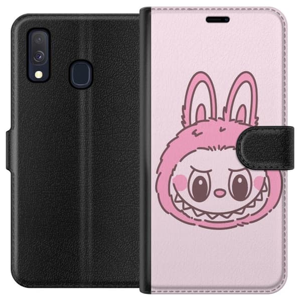 Samsung Galaxy A40 Tegnebogsetui Labubu Dyrekreds Bunny Udgave