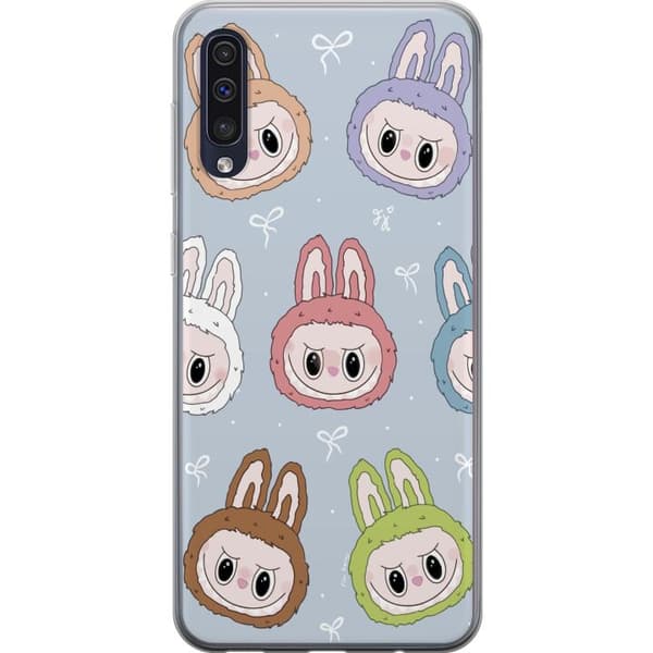 Samsung Galaxy A50 Gennemsigtig cover Pastel Labubu