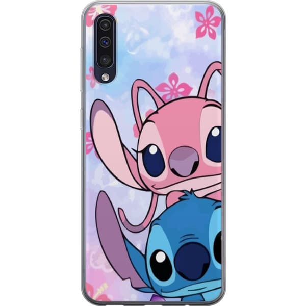 Samsung Galaxy A50 Gennemsigtig cover Stitch & Angel