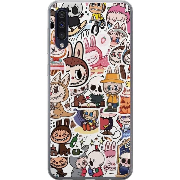 Samsung Galaxy A50 Gennemsigtig cover Labubu All-Stars – POP MART Specialudgave