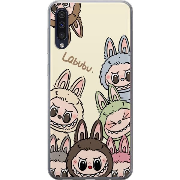 Samsung Galaxy A50 Läpinäkyvä kuori Labubu Pastel Collection