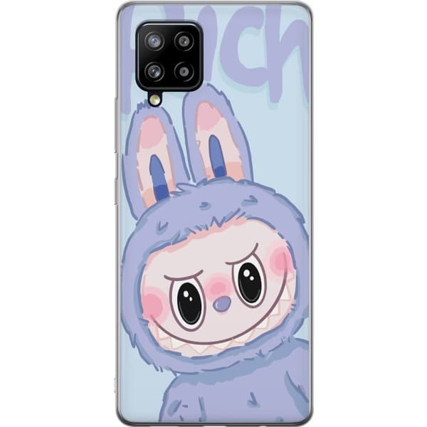 Samsung Galaxy A42 5G Genomskinligt Skal Blue Bunny Labubu