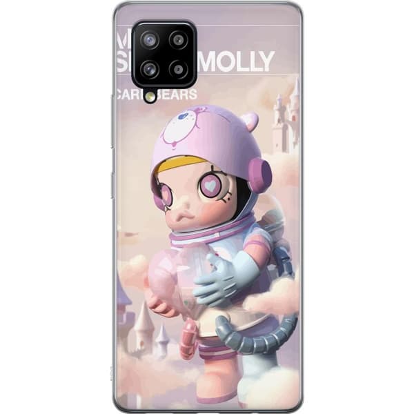 Samsung Galaxy A42 5G Gennemsigtig cover Mega Space Molly Care Bears Series - Share Bear Edition