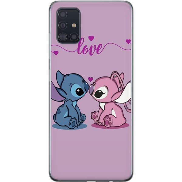 Samsung Galaxy A51 Gjennomsiktig deksel Lilo & Stitch – Angel Edition